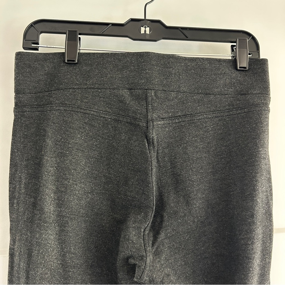 LOFT Seamed Ponte Knit Pants Grey, Size Medium - Picture 3 of 9